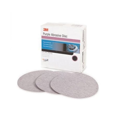 3M Purple Abrasive Disc, 30687, 6 in, 36E, 25 discs per box5, 25PK 7010308757